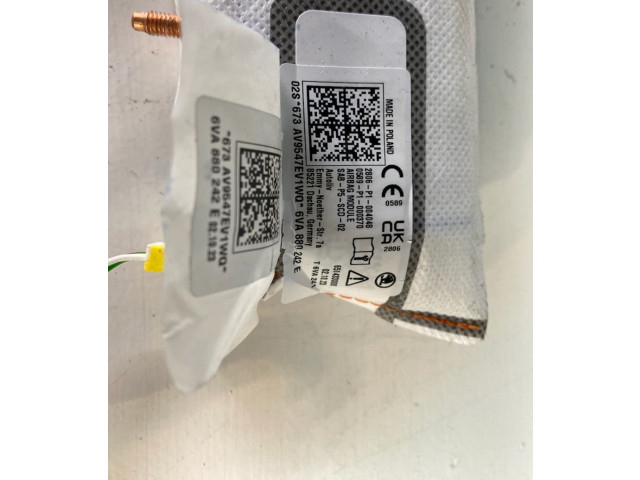 Подушка безопасности в сиденье AW9547EV1WQ, 6VA880242E   Skoda Fabia Mk4 (6VA)