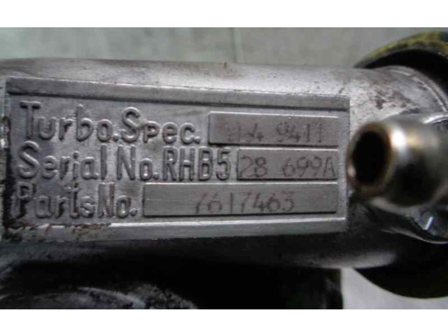  Турбина Lancia Delta II  7617463, RHB528699A   для двигателя 835A4000      