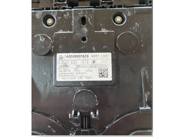 Блок комфорта NR385, A0009001639   Mercedes-Benz A W177   