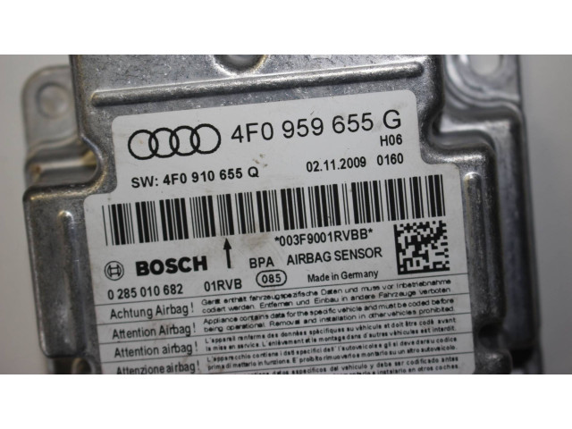 Блок подушек безопасности 4F0959655G, 0285010682   Audi A6 S6 C6 4F