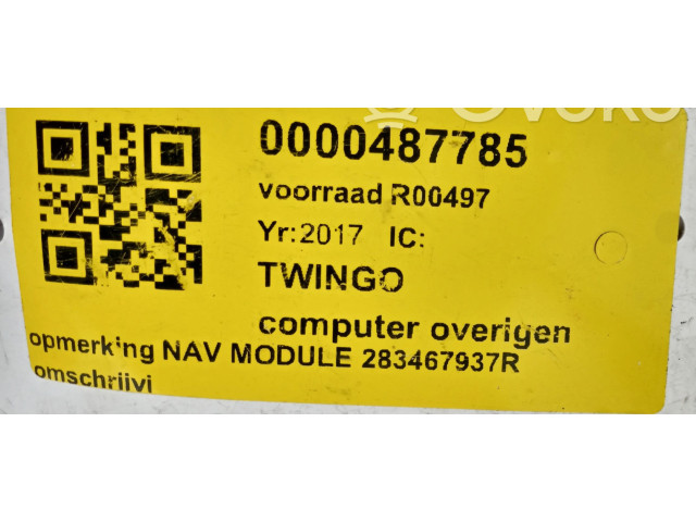 Модуль управления с помощью голоса 283467937R, 283467937R Renault Twingo III