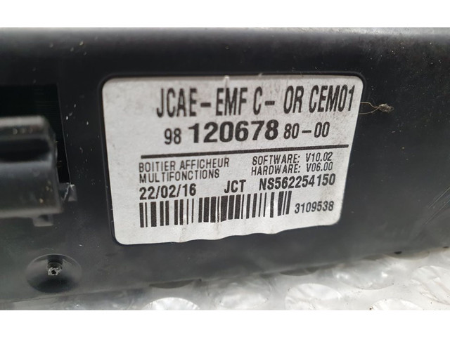 Дисплей 9812067880, NS562254150 Citroen C-Elysée