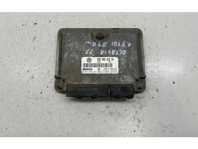 Блок управления двигателя 038906018GM, 28SA4070   Skoda Octavia Mk1 (1U)