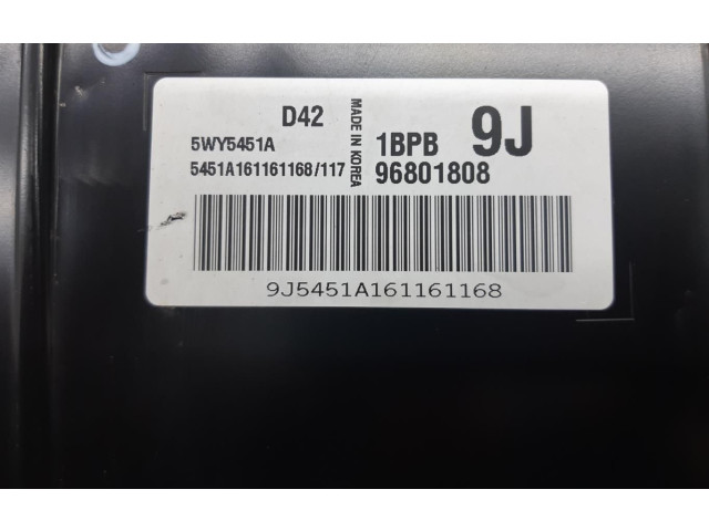 Блок управления двигателем Блок управления 96801808   Chevrolet Lova