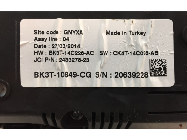 Панель приборов CK4T14C026AB, BK3T10849CG   Ford Transit       