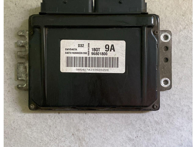 Блок управления двигателя 96801800, 5WY5407A   Chevrolet Matiz