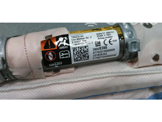 Боковая подушка безопасности 39058588, 39008396 Vauxhall Astra K