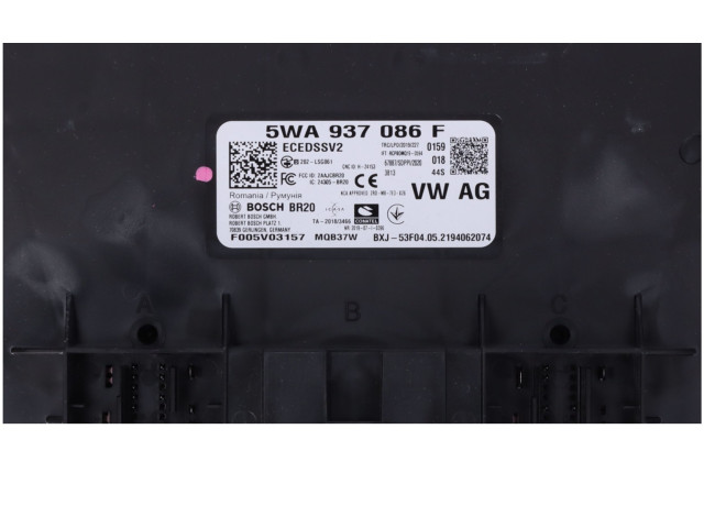 Модуль управления BSM 5WA937086F Audi A3 8Y