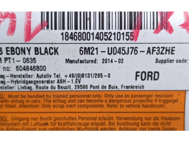 Подушка безопасности пассажира 6M21U045J76, 604846800 Ford Galaxy
