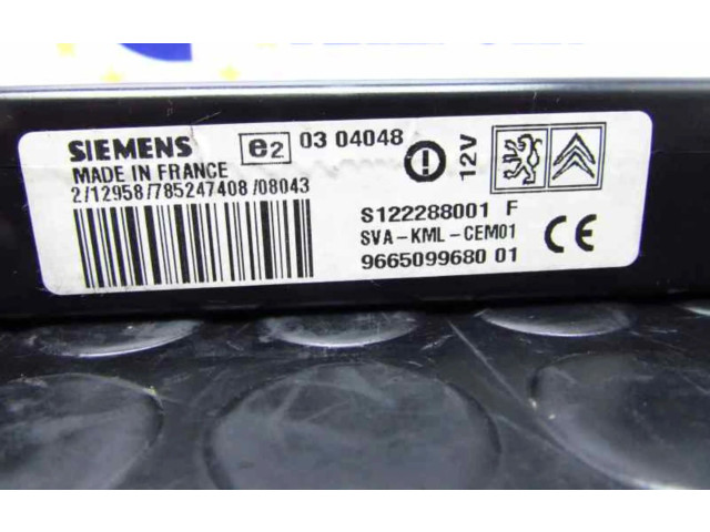 Блок комфорта 9665099690 Citroen C4 I