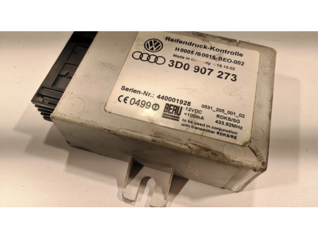 Padangų slėgio valdymo blokas