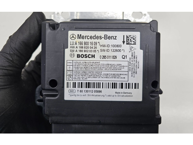 Блок подушек безопасности A1669001609, A1668200426   Mercedes-Benz GL X166