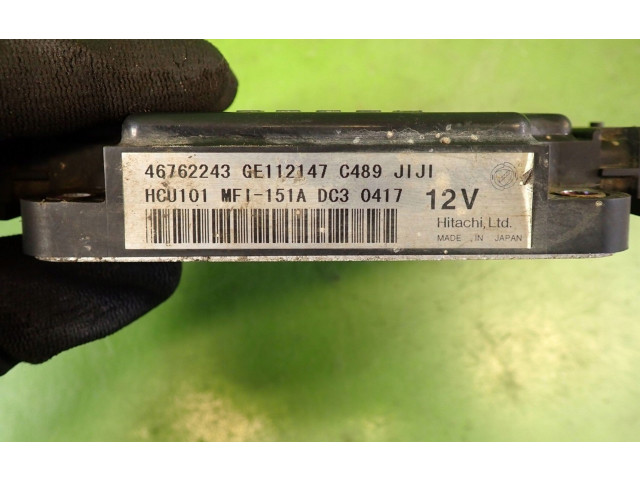 Блок управления двигателем Блок управления 46762243 Lancia Lybra