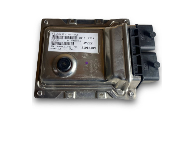 Блок управления двигателем Блок управления 51987309   Lancia Ypsilon