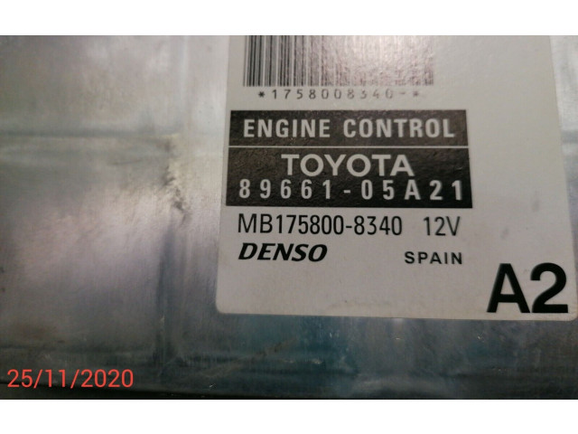 Řídící jednotka 8966105A21 Toyota Avensis T250 2005