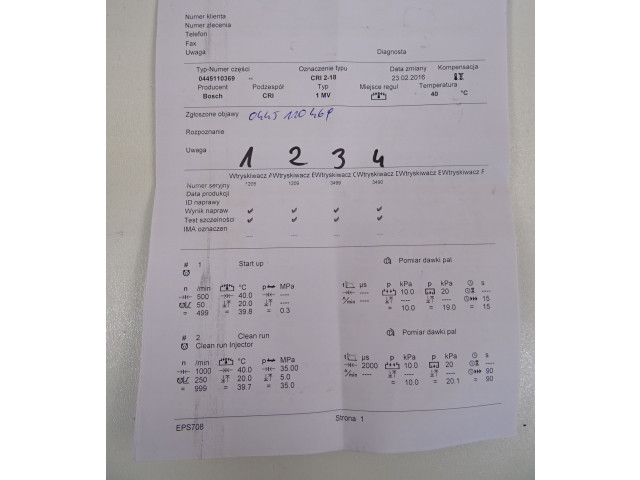 Комплект форсунок Audi Q3 F3