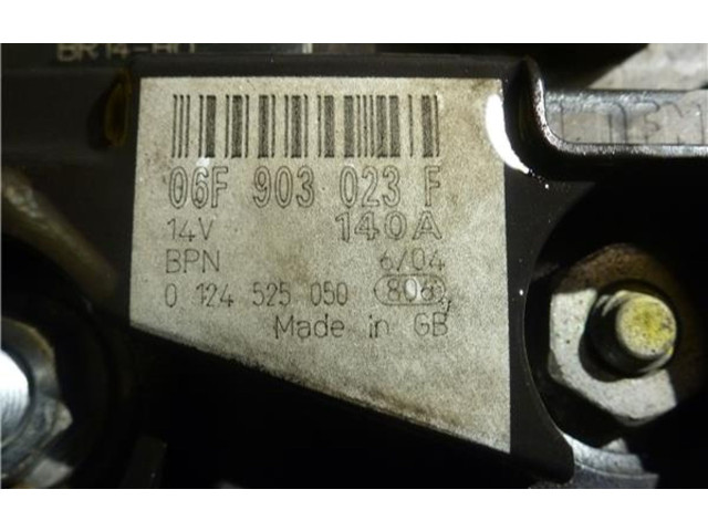 Генератор 6F903023F, 124525050 Volkswagen Golf V