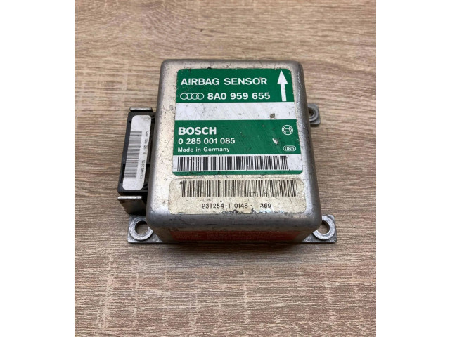 Блок подушек безопасности 8A0959655, 0285001085   Audi 80 90 S2 B4