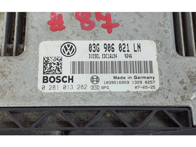 Řídící jednotka 03G906021LN, 1039S16959 Seat Altea XL 2007