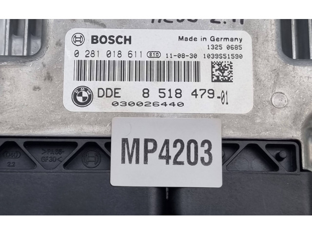 Комплект блоков управления 8518479, 0281018611   BMW 5 F10 F11