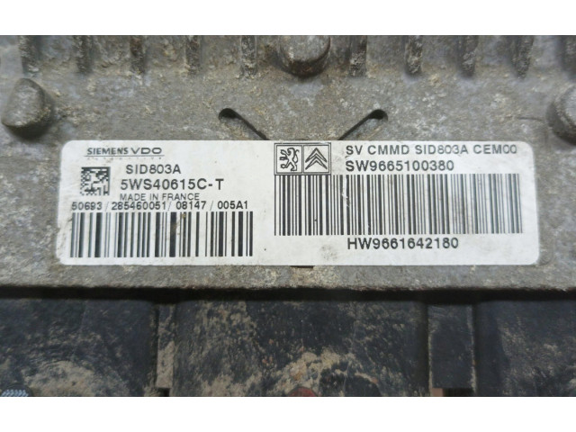 Блок управления двигателя 9665100380   Citroen C8