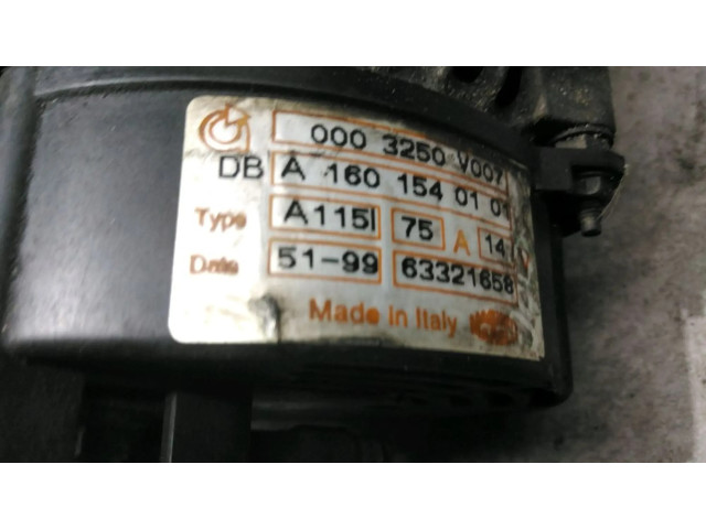 Генератор Q0003250V008000000, A1601540101 Smart ForTwo I 0.6