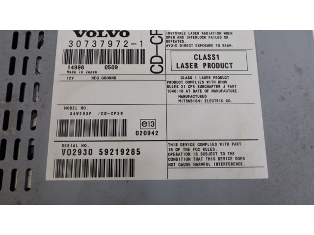 Считывающее устройство CD/DVD навигации (GPS) 30737972   Volvo XC90