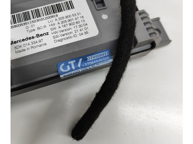 Блок комфорта A2059005351, A2059014718 Mercedes-Benz EQC