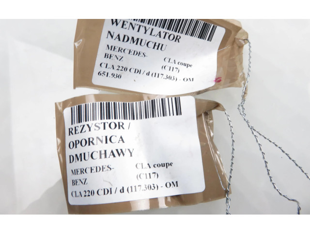 Вентилятор печки    2469064100, 2469064200   Mercedes-Benz CLA C117 X117 W117