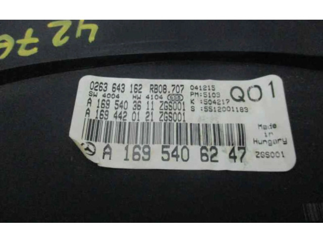 Панель приборов A1695406247   Mercedes-Benz A W169       