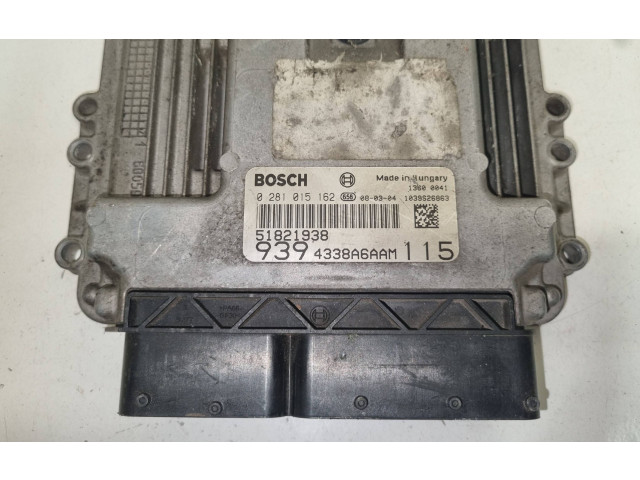 Комплект блоков управления 0281015162, 4338A6AAM Alfa Romeo 159