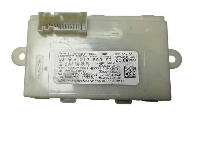 Блок управления A2129009729, 2129009729   Mercedes-Benz GL X166