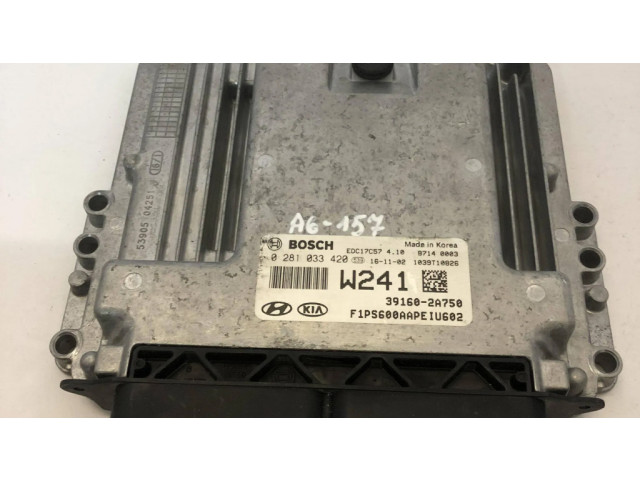 Řídící jednotka 391602A750, 0281033420 KIA Soul 2017
