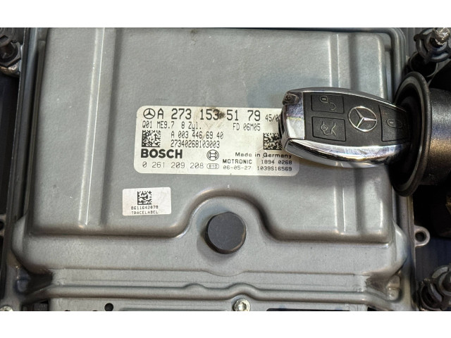 Комплект блоков управления A2731535179, 0261209208   Mercedes-Benz SL R230