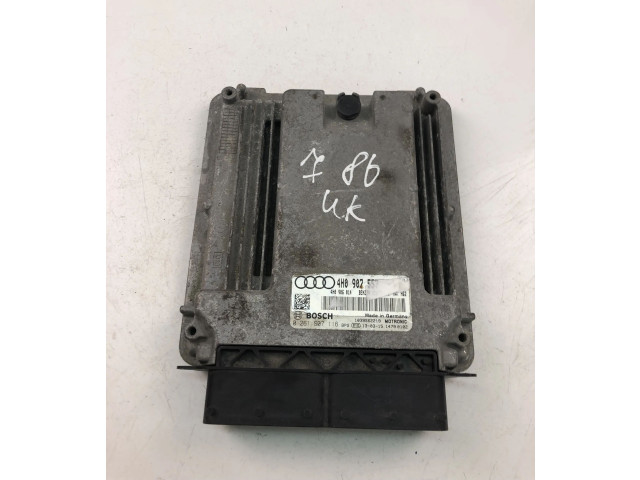 Блок управления двигателя 4H0907557, 0261S07116   Audi A8 S8 D4 4H