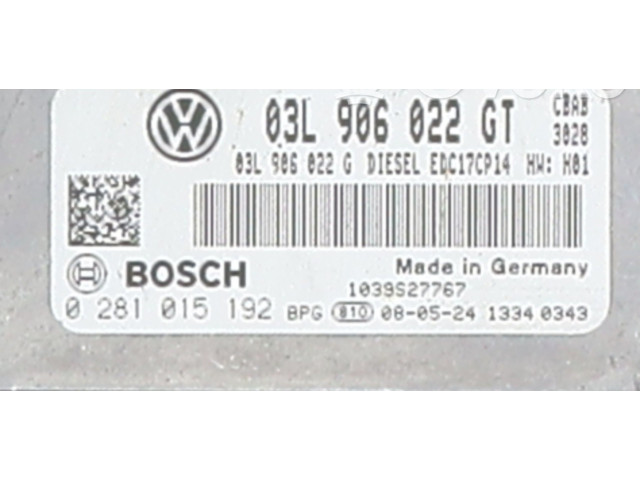 Řídící jednotka 03L906022GT   Volkswagen Tiguan 2008