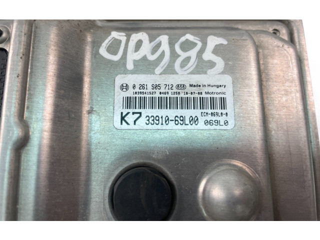 Блок управления двигателем ECU 3391069L00, 0261S05712 Suzuki Swift II