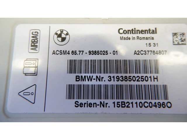 Блок подушек безопасности 9385025, 9385025   BMW X3 F25