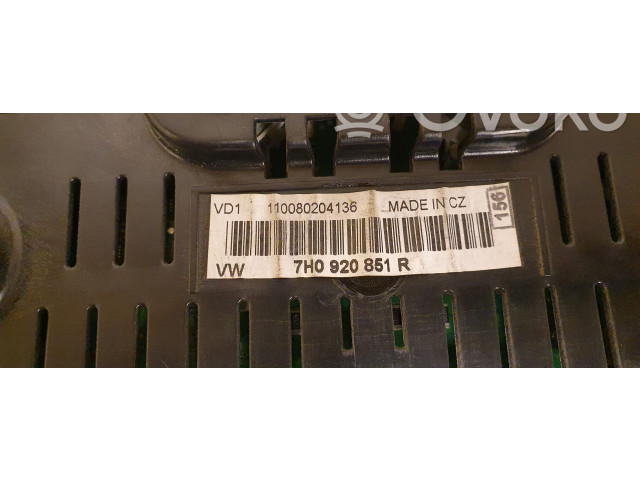 Панель приборов 7H0920851   Volkswagen Transporter - Caravelle T5       