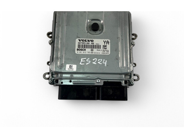 Блок управления двигателем Блок управления 30785100AB, 0281012765   Volvo V70