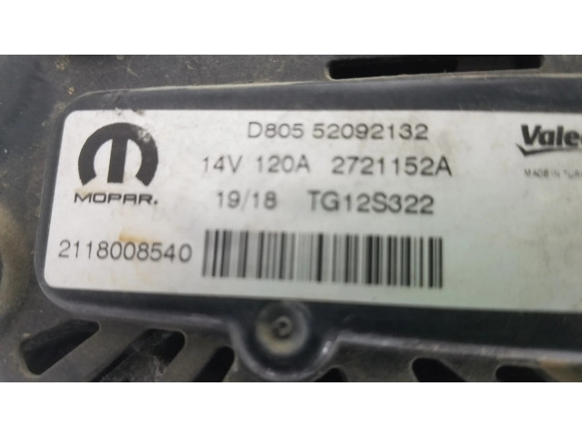 Генератор 52092132   Fiat Fiorino      