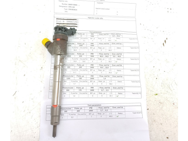 Форсунка 0445110955    Peugeot Partner III  DV5RD 