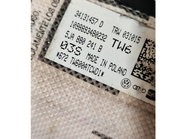 Подушка безопасности в сиденье 5JA880241B, 34131457D Skoda Rapid (NH)