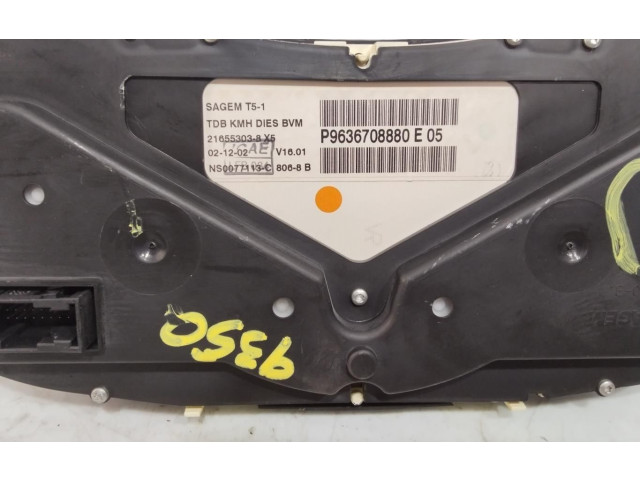 Přístrojová deska Peugeot 307 2001 P9636708880E
