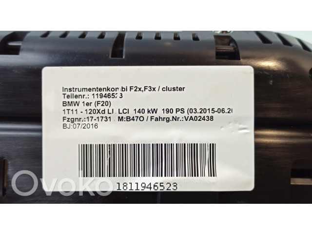 Панель приборов 002605, 6836535   BMW 1 F20 F21       