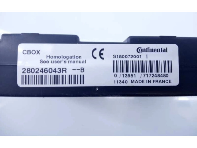 Включатель стеклоочистителей 280246043R, S180072001   Renault Clio I   