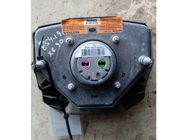 Подушка безопасности водителя 8665422 Volvo XC90