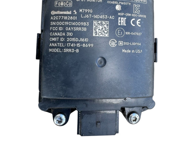 Blind spot module LJ6T14D453AC, A2C77182801   Ford Escape IV