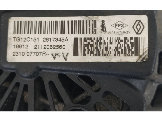 Генератор 231007707R, 2617345A   Dacia Duster      