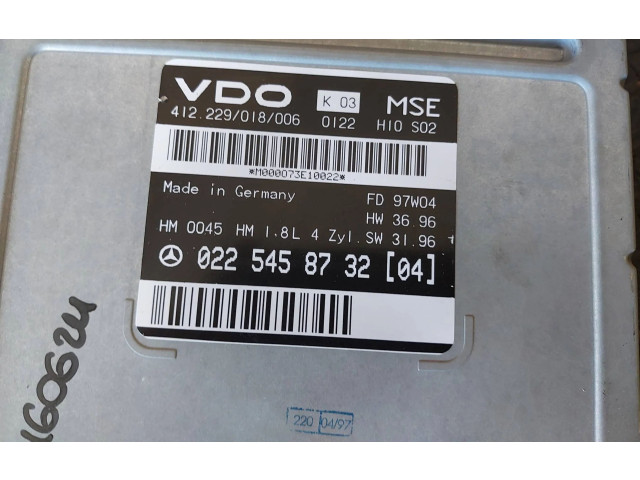 Řídící jednotka 0225458732 Mercedes-Benz C W202 1998